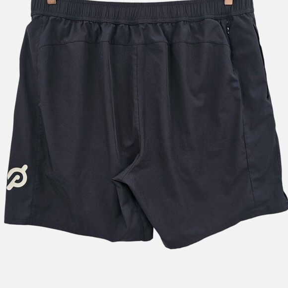Peloton Mens 2XL Black Shorts with Liner Zipper Pouch Athletic Shorts - Picture 1 of 11
